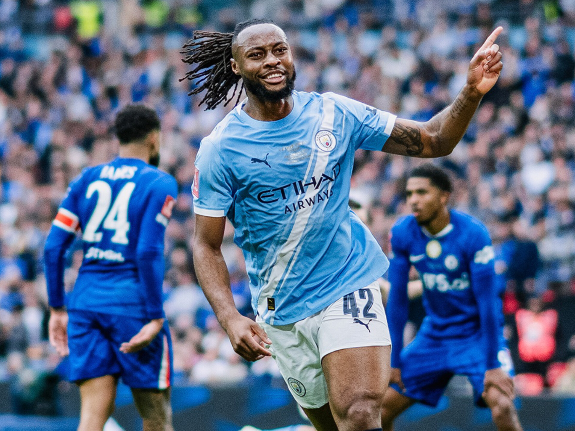 Semenyo’s Stunning Backheel Fires Manchester City Past Chelsea To FA Cup Glory