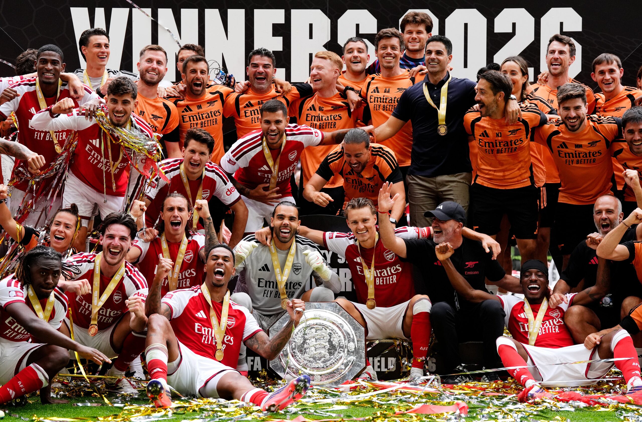 Arsenal have lifted the 2026 Community Shield after defeating Manchester City in a meeting between the previous season’s Premier League champions and FA Cup winners.