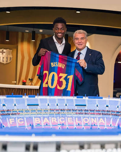 'I've Been Welcomed Like Part of the Family' – Jesse Bisiwu Delighted After Joining Barcelona