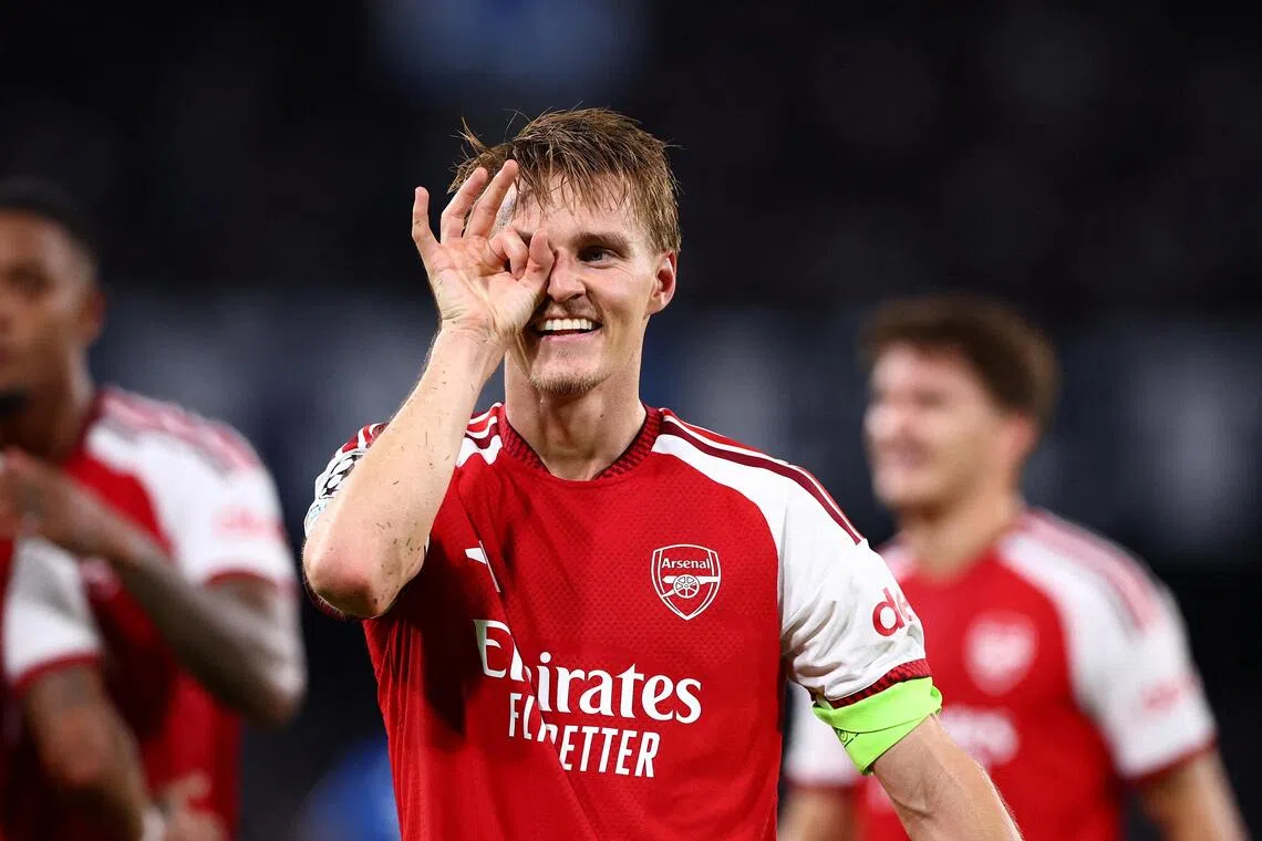 Champions League: Arsenal edge Napoli as PSG, Barcelona and Liverpool claim big wins