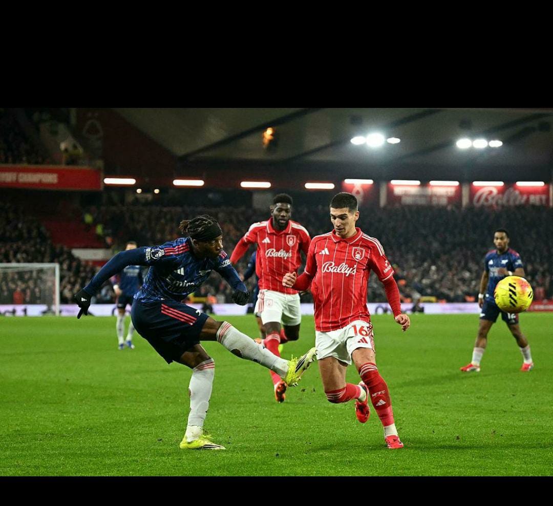 Madueke Fires Arsenal Past Nottingham Forest to Boost Title Charge